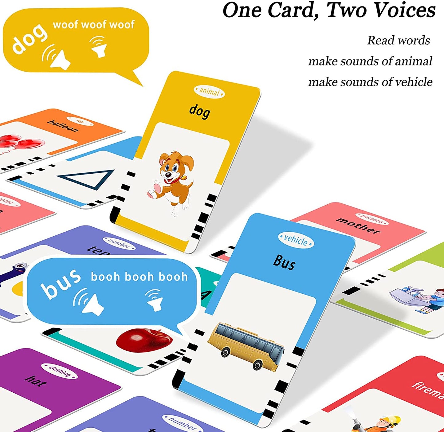 Talking Flash Cards for Toddlers 1 2 3 4 5, Speech Therapy Toys Autism Toys