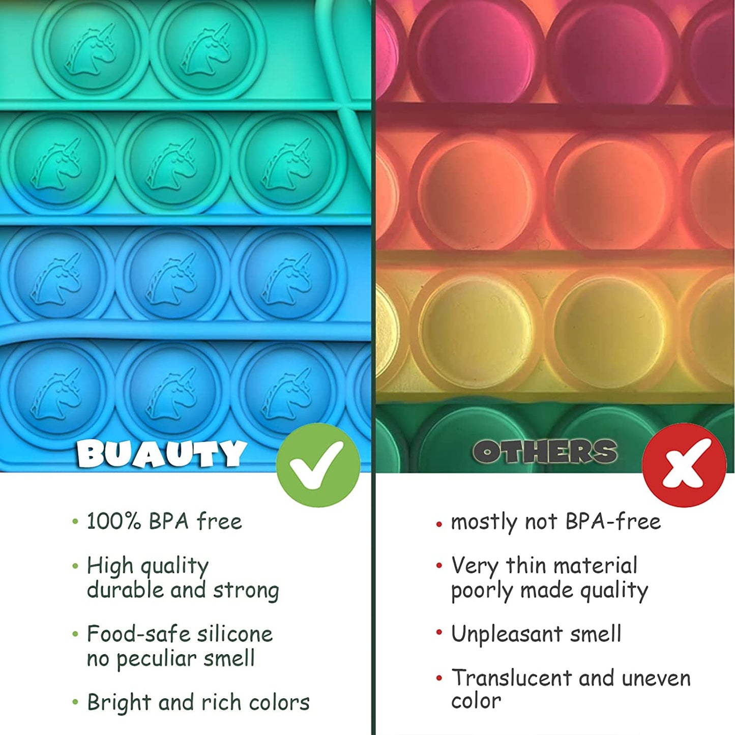 Pop Fidget Spiral Notebook for Kids Pop Note Book for School, Stress Pop Bubble Books