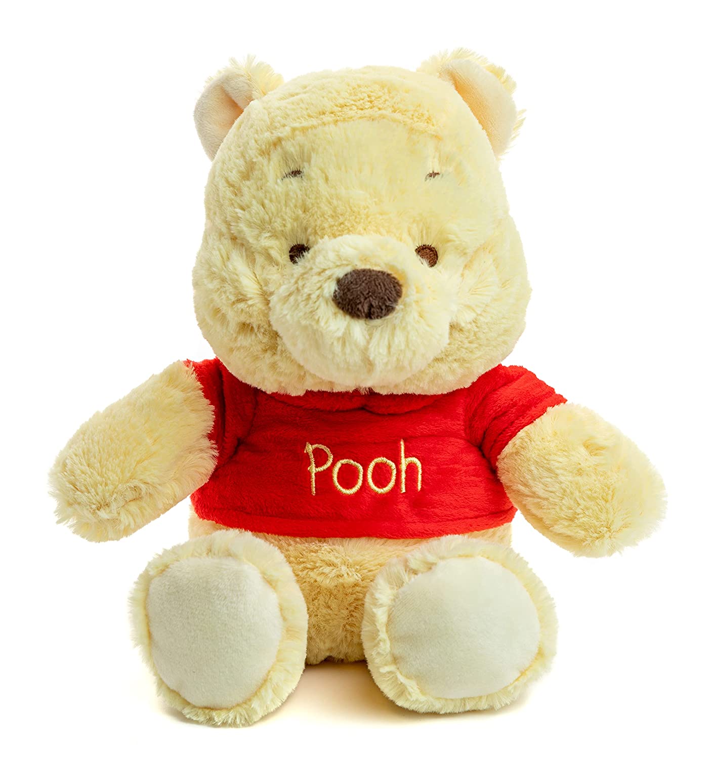 Disney Baby Winnie the Pooh and Friends Stuffed Animal with Jingle and Crinkle, Pooh 12”, Standard